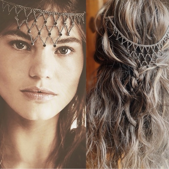 Free People Bohemian Witchy Festival Gypsy I'll Still Call Hair Piece NWT